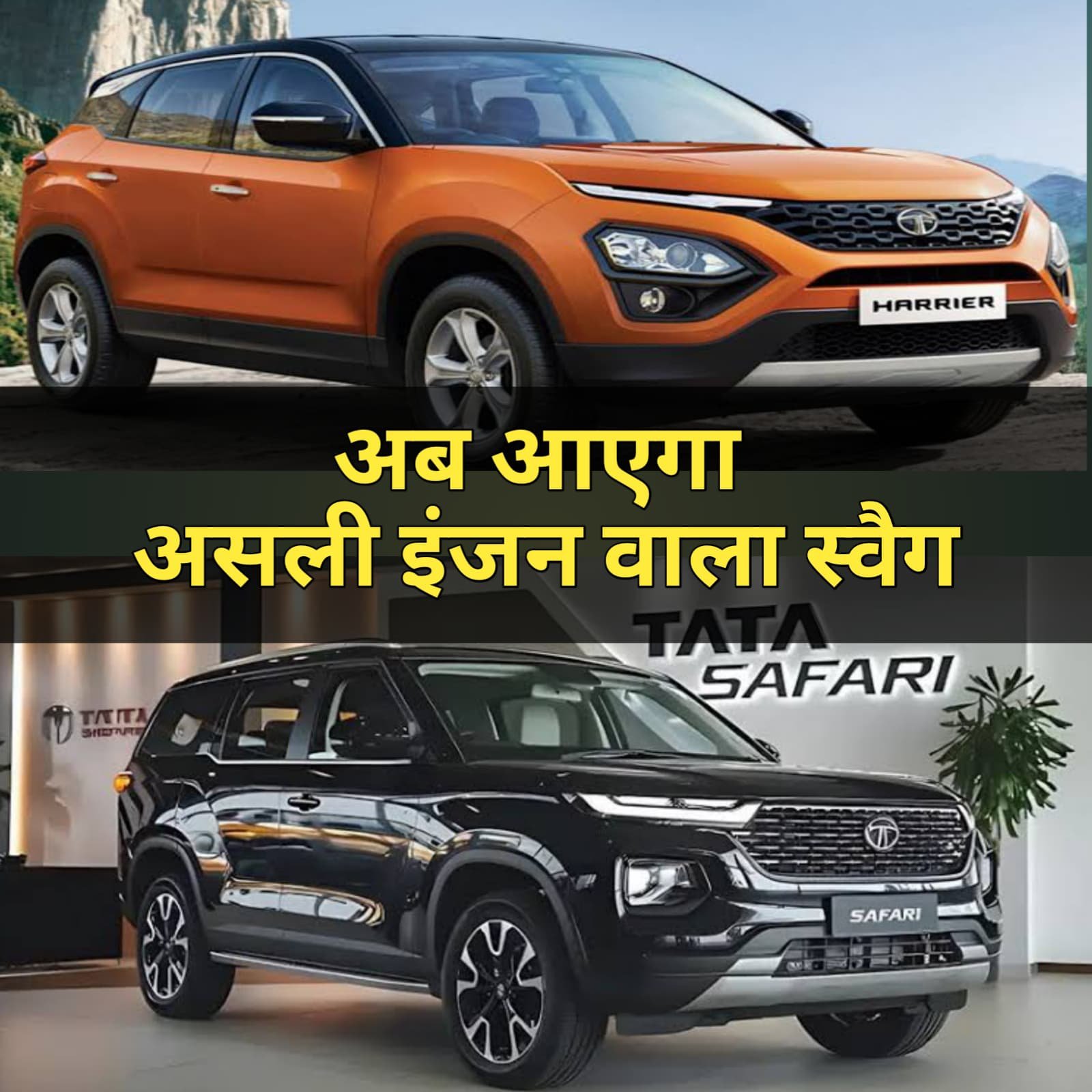Tata Harrier and safari