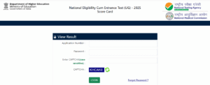 NEET UG 2025 result