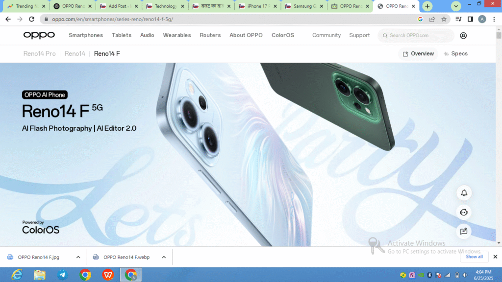 OPPO Reno14 F