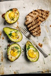 Baked Avocado Eggs
