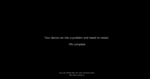 Black Screen of Death windows 11