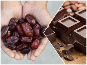 dark chocolate vs dates