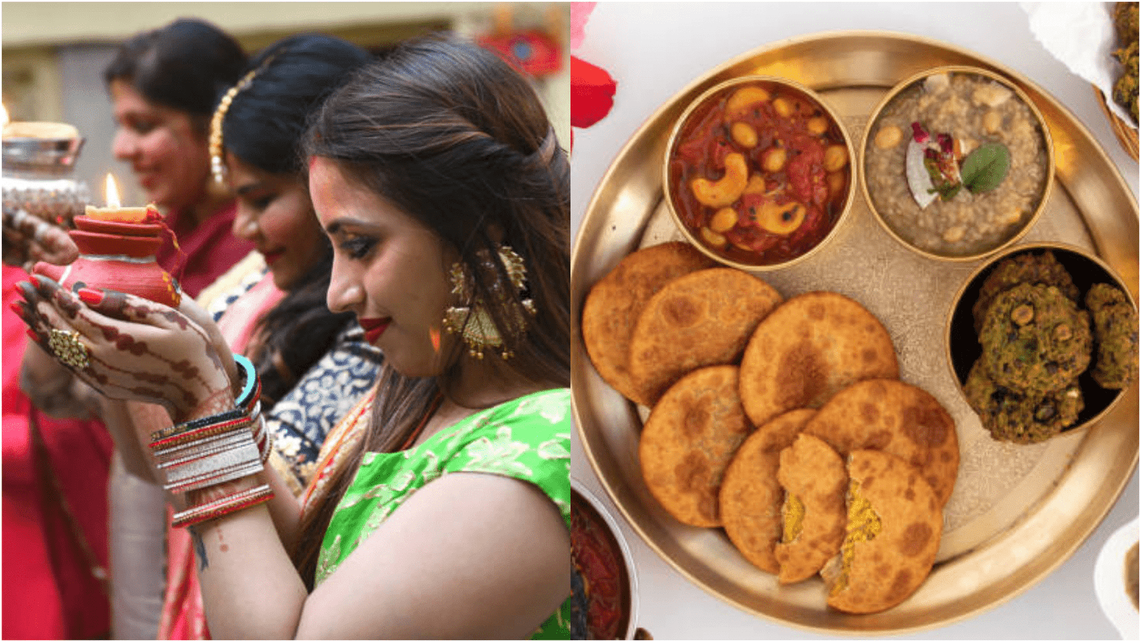 Hariyali Teej 2025 Special veg thali