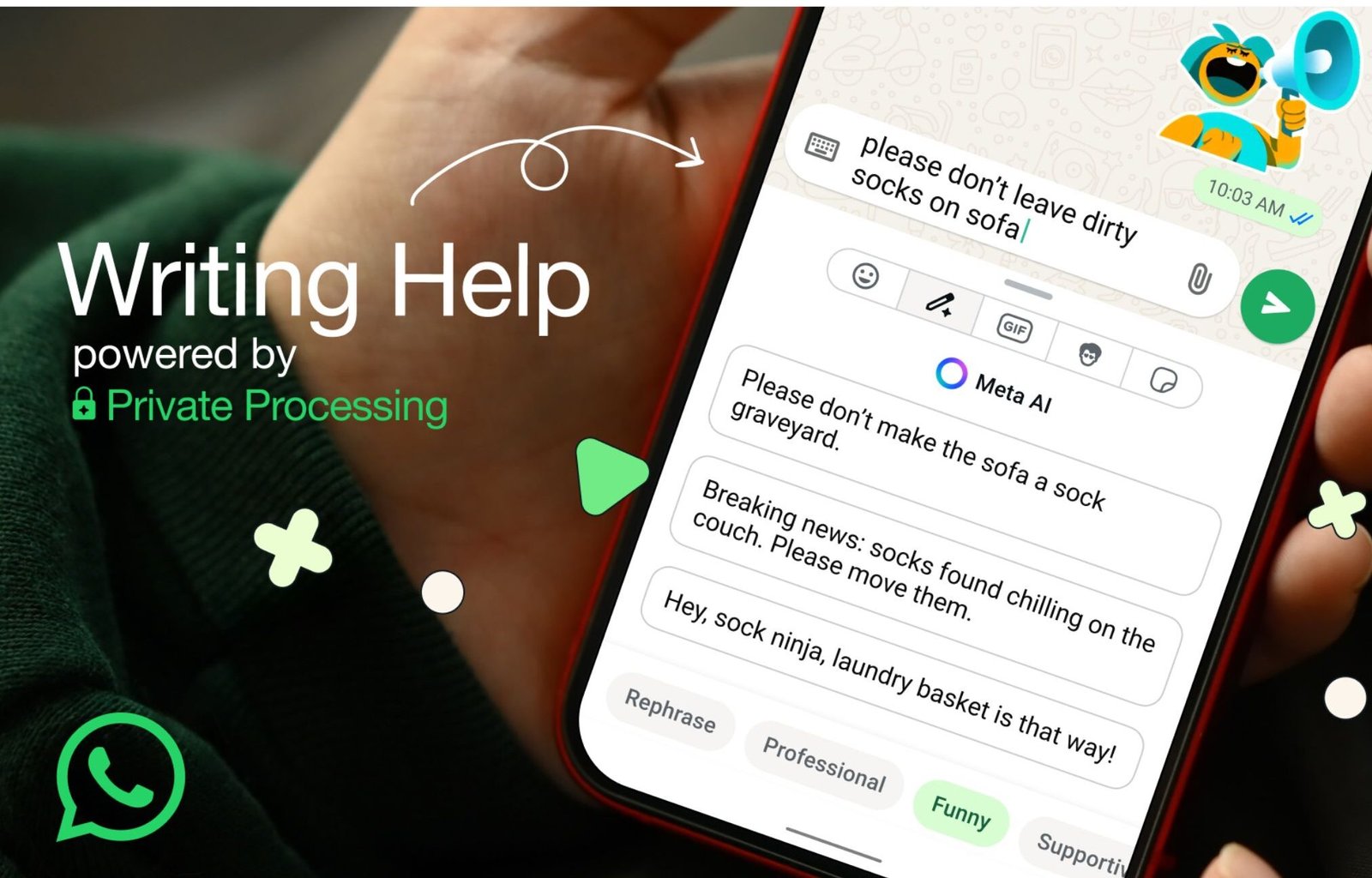 WhatsApp Writing Help