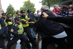 London Protest Violence