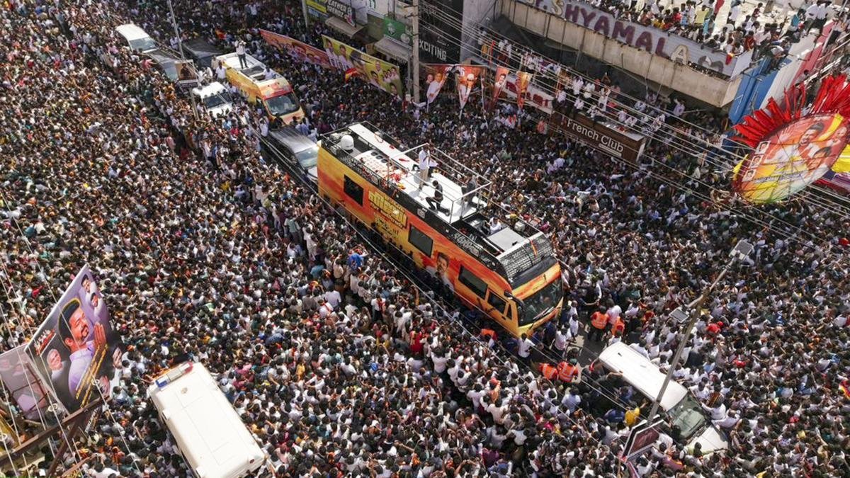 TVK Vijay rally stampede
