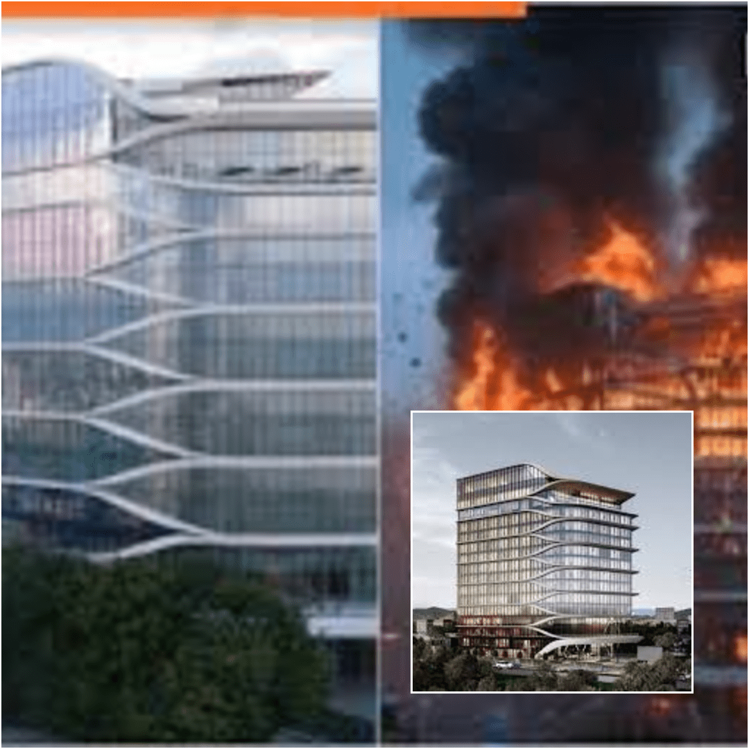 Hilton Hotel Kathmandu in Flames