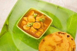 पहाड़ों की गडेरी की सब्ज़ी