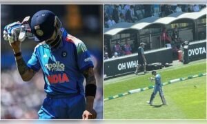 Virat Kohli Gloves Gesture