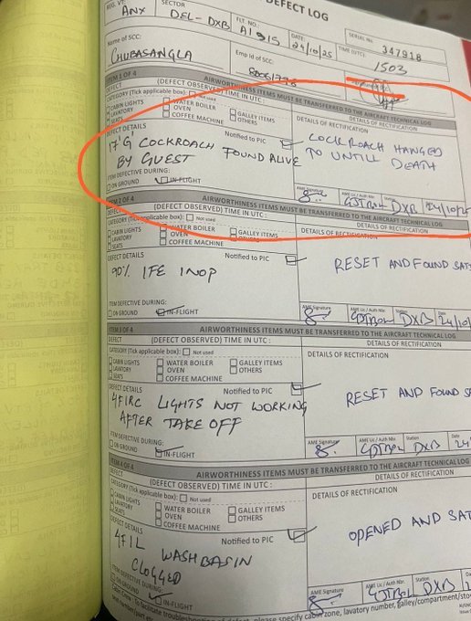 Cockroach Hanged To Until Death