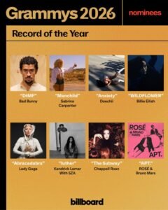 The 2026 GRAMMY Nominations