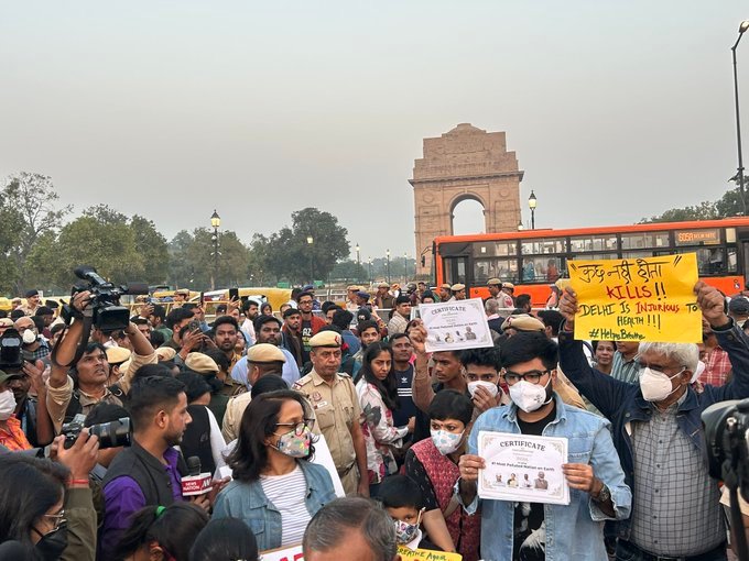 Delhi Pollution Protest