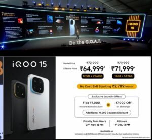 iQOO 15 Launched in India