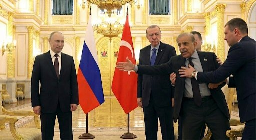 Shehbaz Sharif Awkward Moment with Vladimir Putin