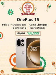 OnePlus Republic Day Sale 2026
