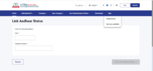 Aadhar PAN Link Status