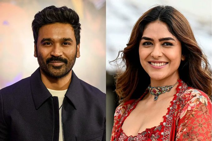 Dhanush and Mrunal Thakur in the Spotlight