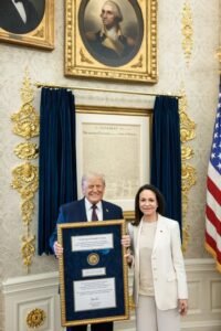 Maria Corina Machado Gave Her Nobel Peace Prize to Donald Trump