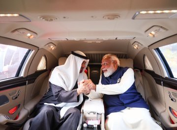 UAE President Meets PM Modi