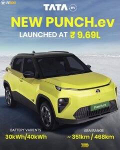 Tata Punch EV facelift Smart vs Empowered Safety Comparison