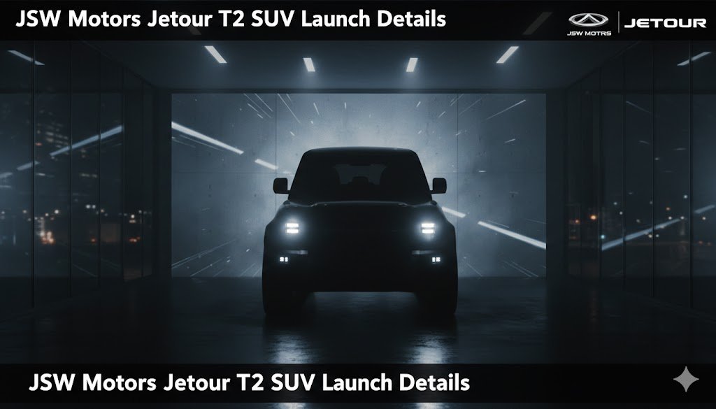 JSW Motors Jetour T2 SUV Launch Details
