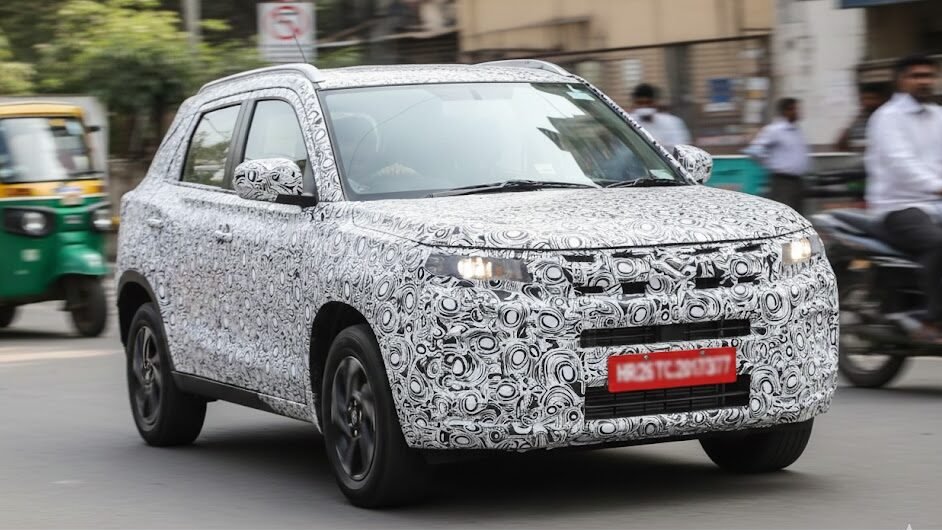 2026 Maruti Suzuki Brezza Facelift Spotted While Testing