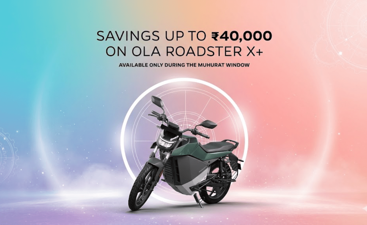 Ola Holi Muhurat Mahotsav Roadster X+ Offer