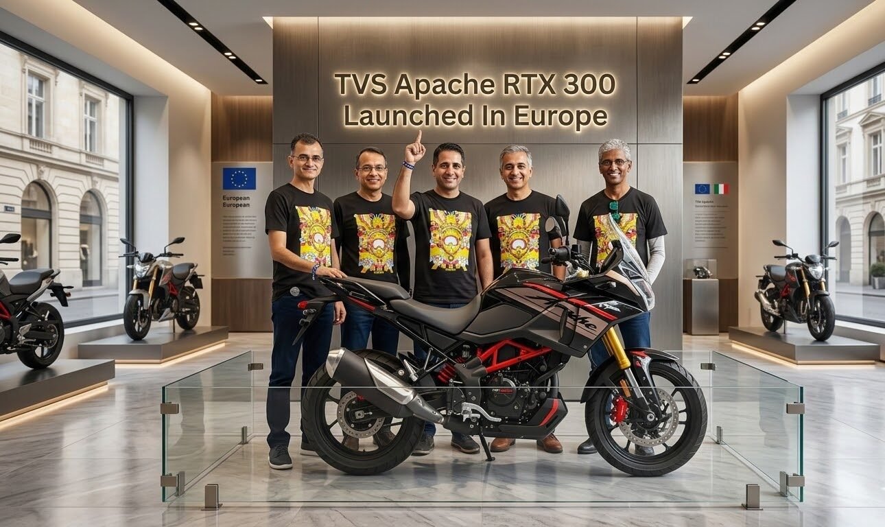 TVS Apache RTX 300 Launched In Europe