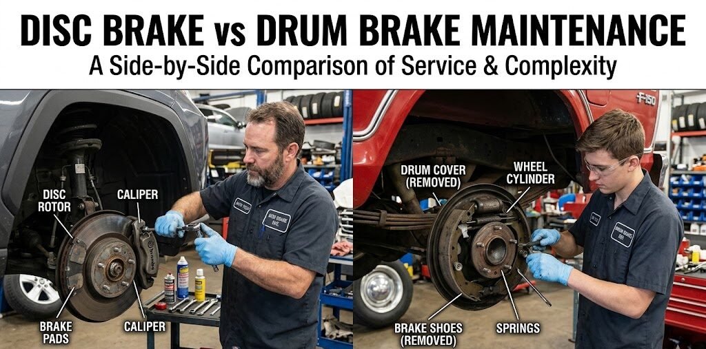Disc Brake vs Drum Brake Maintenance