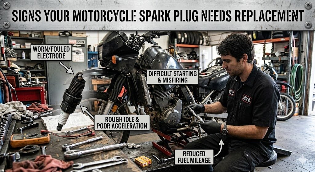 Signs Your Motorcycle Spark Plug Needs Replacement