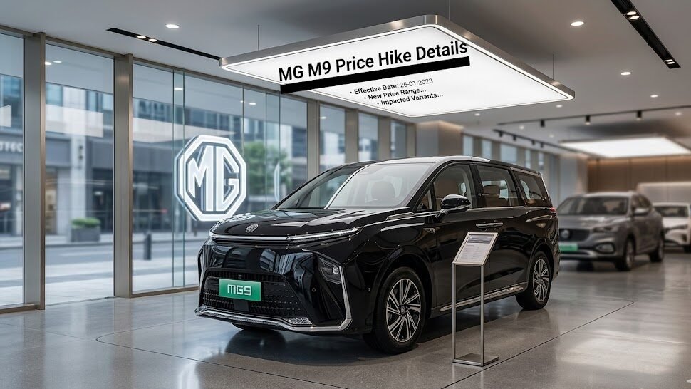 MG M9 Price Hike Details