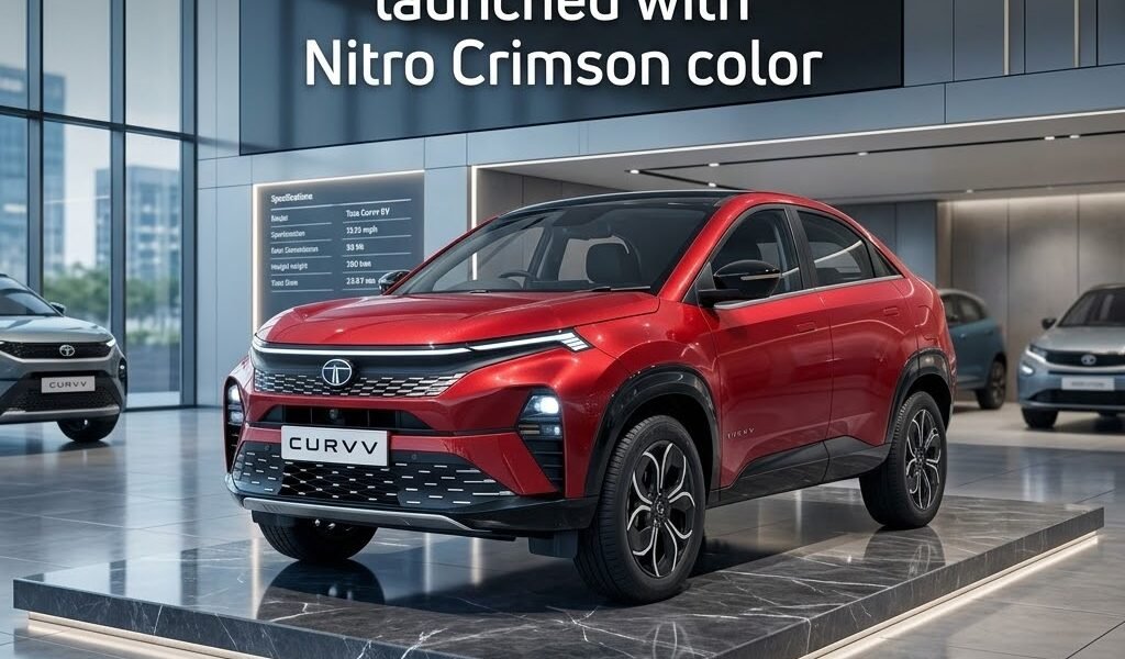 Tata Curvv EV SeriesX launched with Nitro Crimson