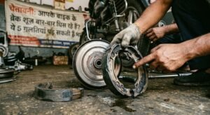 Bike Brake Shoes Warning