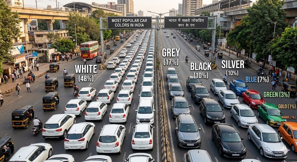 Most Popular Car Color in India
