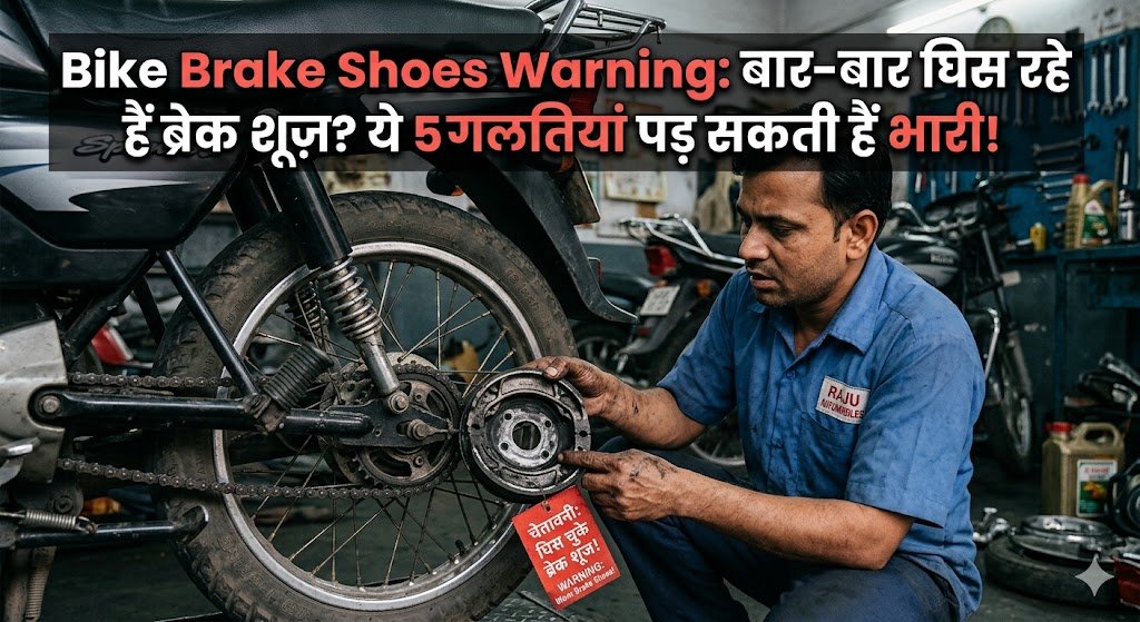 Bike Brake Shoes Warning