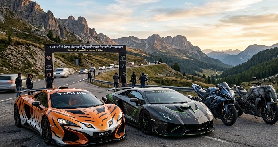 Nature Inspired Supercars and Bikes