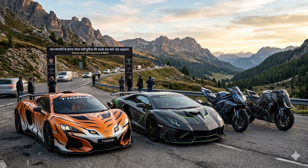 Nature Inspired Supercars and Bikes