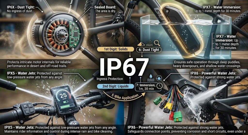 IP Ratings in EV Bikes