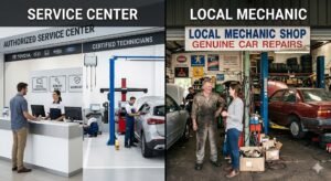 Service Center vs Local Mechanic