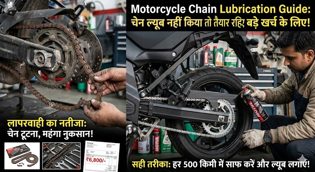 Motorcycle Chain Lubrication Guide