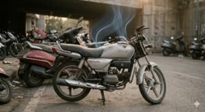 Bike or Scooty Parked for Days
