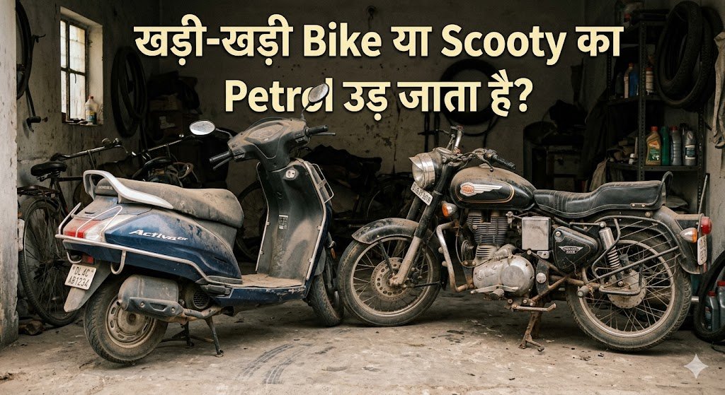Bike or Scooty Parked for Days