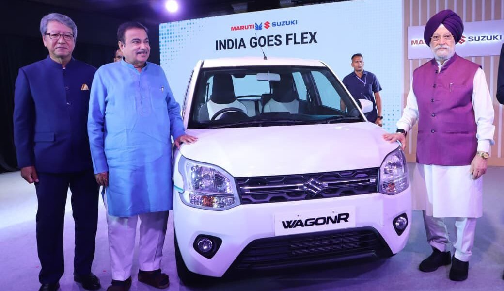 India First Flex Fuel WagonR Launched