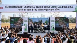 Hero E100 Flex Fuel Bike Launch in India